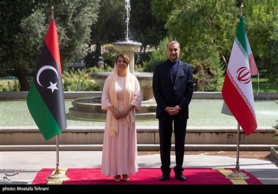 دیدار وزیر امور خارجه لیبی با امیر عبداللهیان
