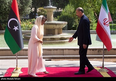 دیدار وزیر امور خارجه لیبی با امیر عبداللهیان