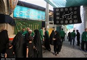 مراسم عزاداری اباعبدالله (ع) درخانه بنکدار اصفهان