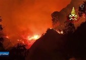 تداوم جدال اروپا با شعله‌های گسترده آتش/ اعلام وضعیت اضطراری در ایتالیا