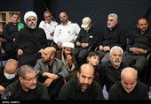 مراسم عزاداری شب تاسوعای حسینی (ع) در حسینیه امام خمینی (ره)