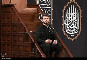 مراسم عزاداری شب تاسوعای حسینی (ع) در حسینیه امام خمینی (ره)