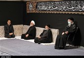 مراسم عزاداری شب تاسوعای حسینی (ع) در حسینیه امام خمینی (ره)