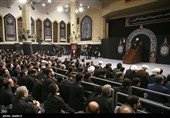 مراسم عزاداری شب تاسوعای حسینی (ع) در حسینیه امام خمینی (ره)