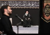 مراسم عزاداری شب تاسوعای حسینی (ع) در حسینیه امام خمینی (ره)