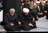 مراسم عزاداری شب تاسوعای حسینی (ع) در حسینیه امام خمینی (ره)