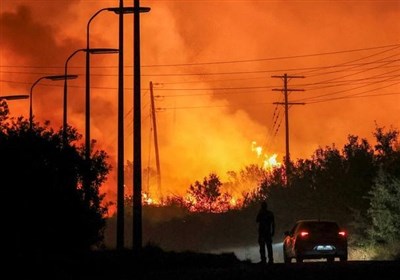  آتش سوزی‌های گسترده ۸۰ درصد از آسمان یونان را آلوده کرده است 