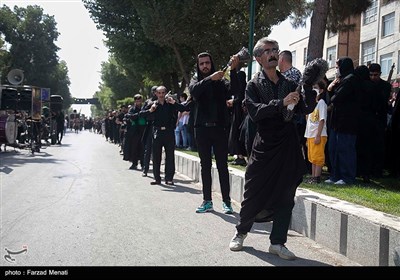 مراسم عزاداری روز تاسوعای حسینی در کرمانشاه