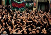 عشق و دلدادگی اصفهانی‌ها در روز تاسوعا/ سربند یاحسین (ع) بر پیشانی نصف جهان + تصاویر