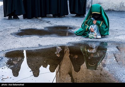 آیین چهل منبر در روز تاسوعای حسینی-خرم آباد