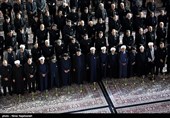 آیین خطبه خوانی شب عاشورا در حرم مطهر رضوی