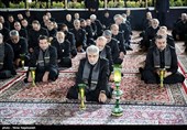 آیین خطبه خوانی شب عاشورا در حرم مطهر رضوی
