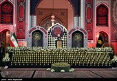آیین خطبه خوانی شب عاشورا در حرم مطهر رضوی