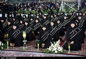 آیین خطبه خوانی شب عاشورا در حرم مطهر رضوی