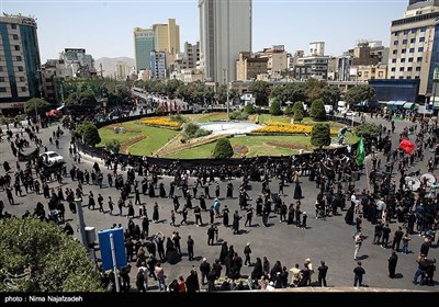 مراسم عزاداری عاشورای حسینی در مشهد 