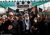 مراسم عزاداری عاشورای حسینی در حرم مطهر حضرت معصومه (س)