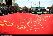مراسم عزاداری عاشورای حسینی در حرم مطهر حضرت معصومه (س)