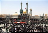 مراسم عزاداری عاشورای حسینی در حرم مطهر حضرت معصومه (س)