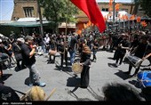 مراسم عزاداری روز عاشورای حسینی در مریانج - همدان
