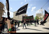 مراسم عزاداری روز عاشورای حسینی در مریانج - همدان