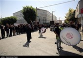 مراسم عزاداری روز عاشورای حسینی در مریانج - همدان