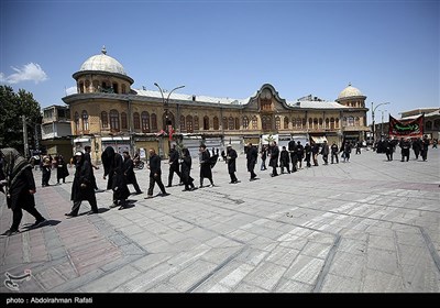 مراسم عزاداری روز عاشورای حسینی در مریانج - همدان