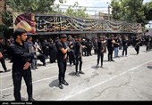 مراسم عزاداری روز عاشورای حسینی در مریانج - همدان