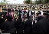 مراسم عزاداری روز عاشورای حسینی در مریانج - همدان