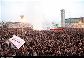 خیمه سوزان عصر عاشورا در میدان امام حسین (ع)