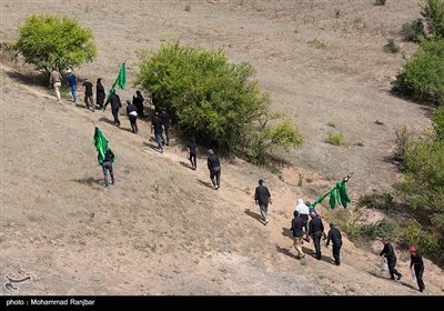 مراسم عزاداری روز عاشورا در روستای گنجه شهرستان رودبار