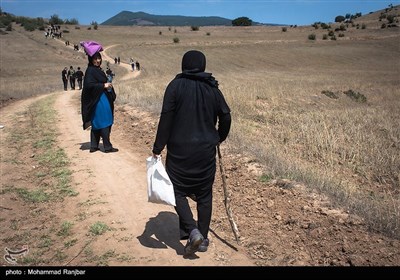 مراسم عزاداری روز عاشورا در روستای گنجه شهرستان رودبار