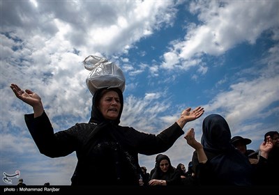 مراسم عزاداری روز عاشورا در روستای گنجه شهرستان رودبار