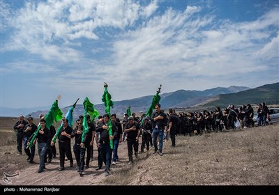 مراسم عزاداری روز عاشورا در روستای گنجه شهرستان رودبار