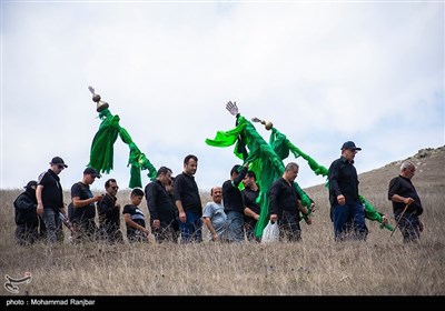 مراسم عزاداری روز عاشورا در روستای گنجه شهرستان رودبار