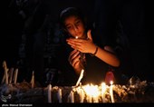 خیمه سوزان و  شام غریبان عصر عاشورا در میدان امام حسین (ع)