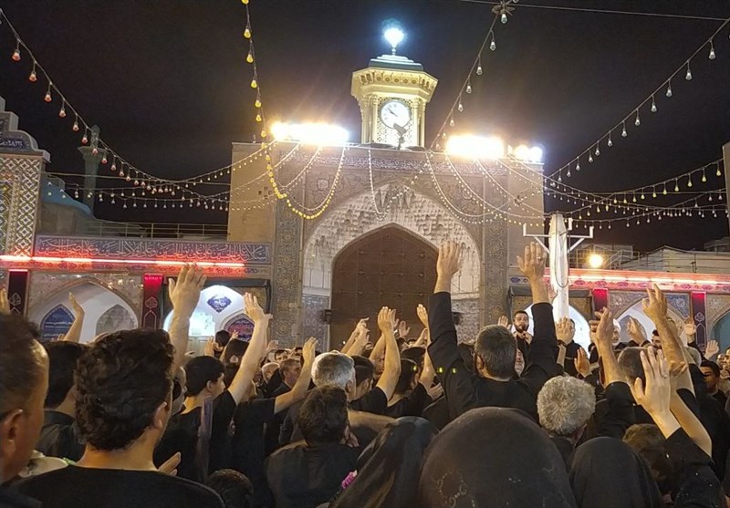 شام غریبان سید و سالار شهیدان در آستان مقدس حضرت عبدالعظیم (ع) + فیلم و تصاویر