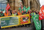 اعتصاب گسترده کارکنان راه آهن انگلیس