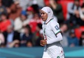 اتفاقی تاریخی در جام جهانی زنان؛ فوتبالیست مراکشی با حجاب بازی کرد + عکس