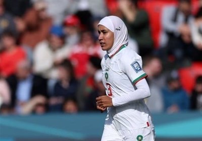  اتفاقی تاریخی در جام جهانی زنان؛ فوتبالیست مراکشی با حجاب بازی کرد + عکس 