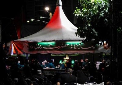  یک دهه محرم میزبان چایخانه حضرت رضا(ع)‌ در باغ فیض تهران 
