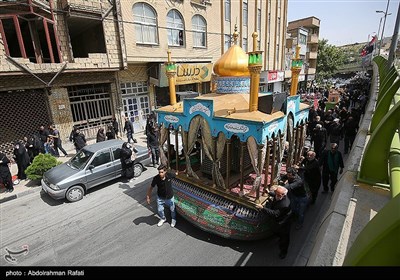 مراسم عزاداری سومین روز شهادت امام حسین(ع) در همدان