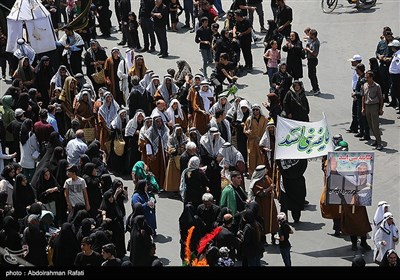 مراسم عزاداری سومین روز شهادت امام حسین(ع) در همدان