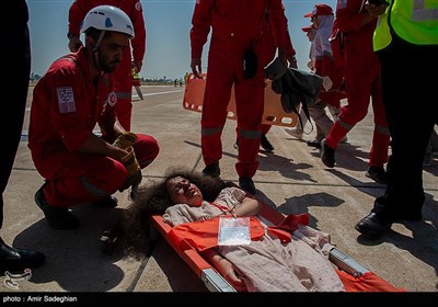 مانور طرح عملیات اضطراری فرودگاه بین المللی شیراز