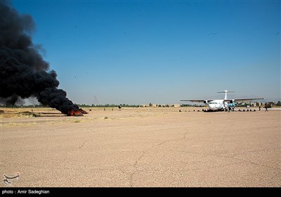 مانور طرح عملیات اضطراری فرودگاه بین المللی شیراز