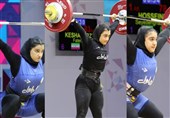 تیم وزنه‌برداری نوجوانان دختر ایران سوم آسیا شد