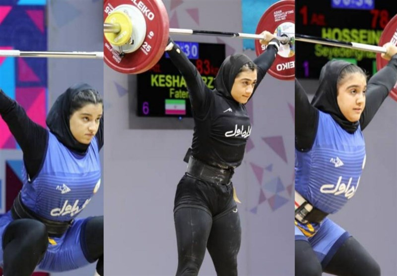 تیم وزنه‌برداری نوجوانان دختر ایران سوم آسیا شد