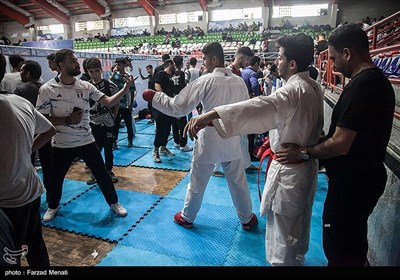 مسابقات لیگ کاراته وان در کرمانشاه