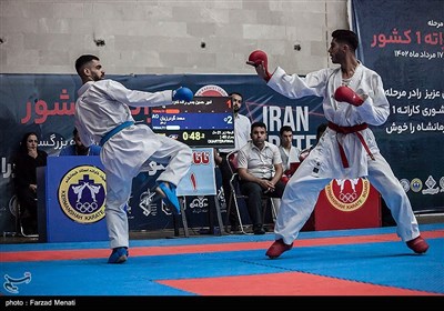 مسابقات لیگ کاراته وان در کرمانشاه