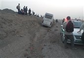 تصادف اتوبوس ‌در محور مهران به دهلران/ 2 نفر کشته و 12 نفر دیگر مصدوم شدند