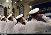 دیدار فرمانده، کارکنان و خانواده‌های ناوگروه 86 نیروی دریایی ارتش با رهبر معظم انقلاب